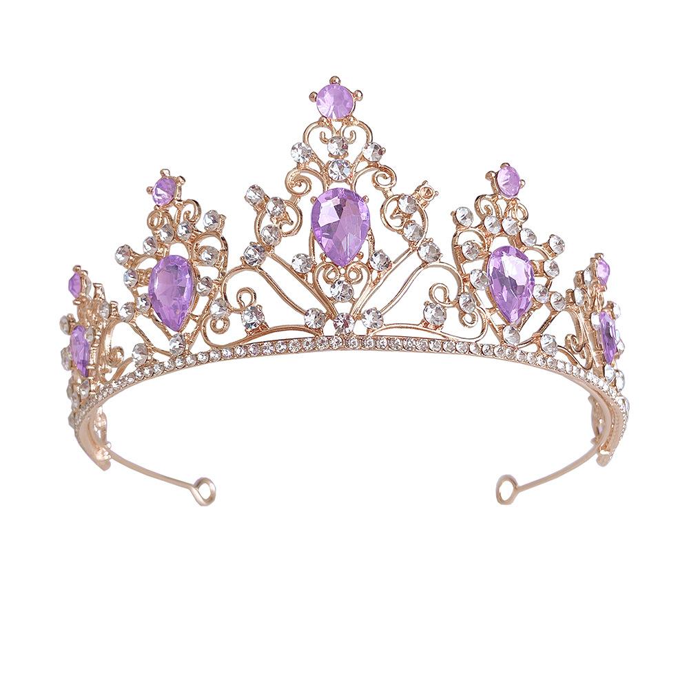 New Crown Bridal Bridal Hair Accessories Birthday Crown Crystal Crown Wedding Headwear