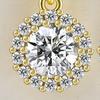 1 Pair Stud Earrings White Cubic Zirconia Stones Ear Studs High Transparency Women Earrings Temperament Versatile Jewelry Gift