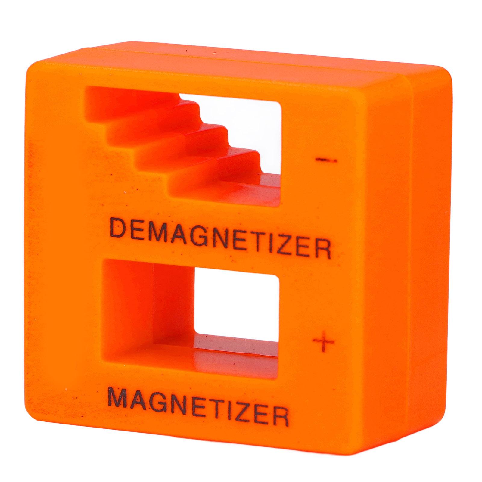 

Magnetizer Demagnetizer ABS Portable Tool for Screwdriver Bit Screw Nut Tweezers Orange