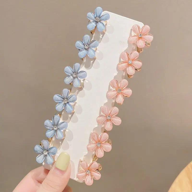 2023 Summer Camellia Mini Hair Claw Clip for Girls