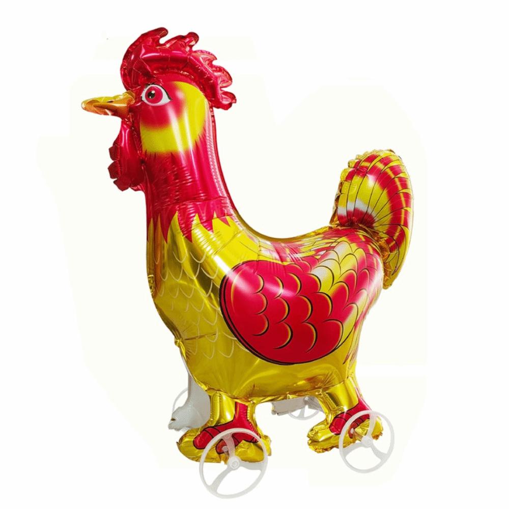 4D Design Walking Balloon Large Size Aluminum Film Aluminum Foil Balloon Cartoon Animal Elephant Stand Cartoon Balloon