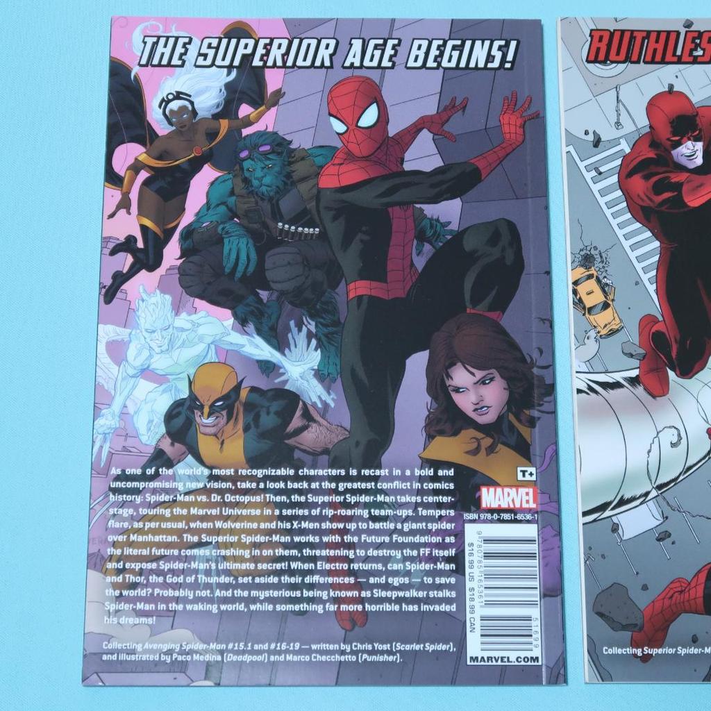 [USED] Sale! Foreign Comics Superior Spider-Man 2 Volumes Marvel