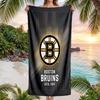 Boston Bruins Mode Strandtuch Tragbar Weich Schnelltrocknend Handtuch Für Schwimmen Camping Urlaub