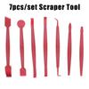 7pcs/set Car Vinyl Wrap Film Squeegee Scraper Tools Edge-closing Tool for Automobile Film Sticking Car Styling Auto Accessories