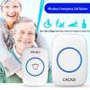 Wireless Emergency Call Bell for Seniors - Long-Distance One-Button Safety Alert System