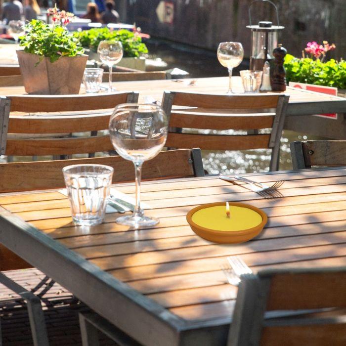 Pack 2 Citronella Anti-Mosquito Candles In Terracotta Pot