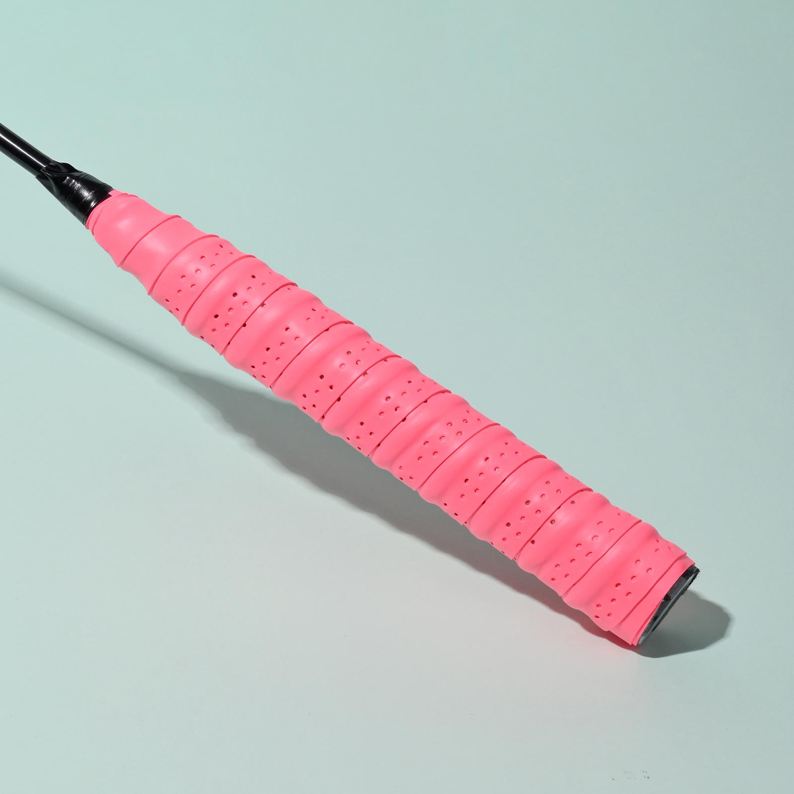 

Perforated Anti-slip Breathable Grip Tape for Rackets and Rods яркий розовый