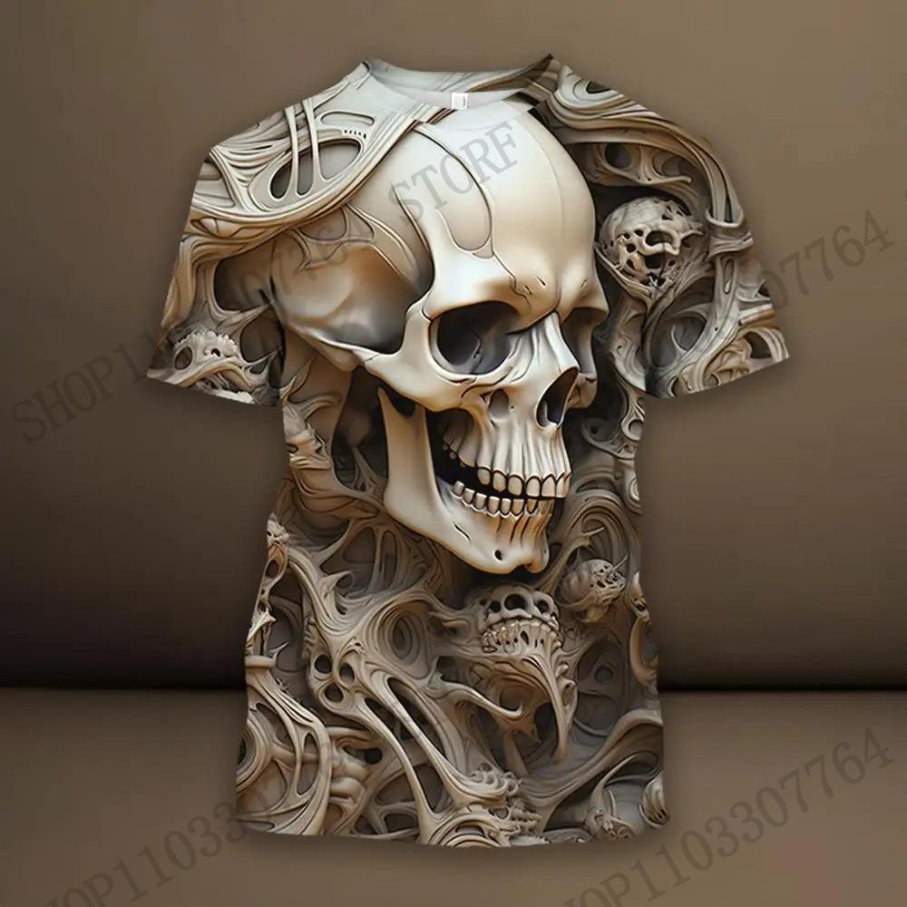 Men's2026-2027 3D Realistic Snake Skin Scale Print T-Shirt Crew Neck Short Sleeve Animal Texture Streetwear Casual Tee Top