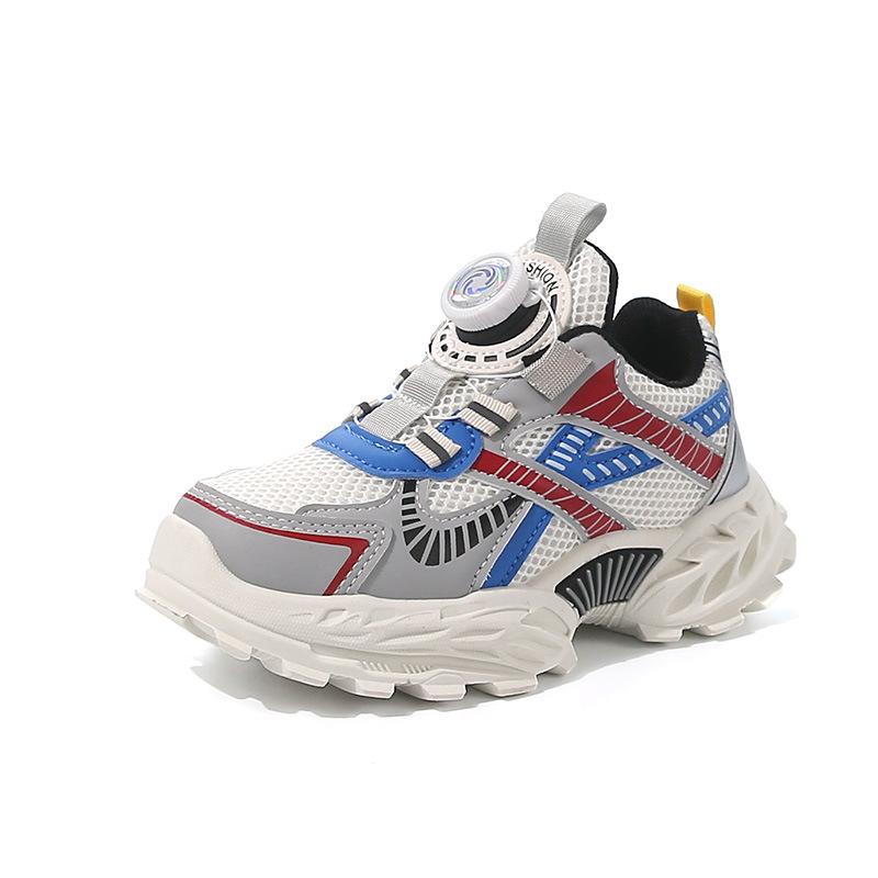 Children's Mesh Sneakers 2025 Spring and Autumn New Boys Breathable Running Shoes Girls Fashion Casual Dad Shoes Trend