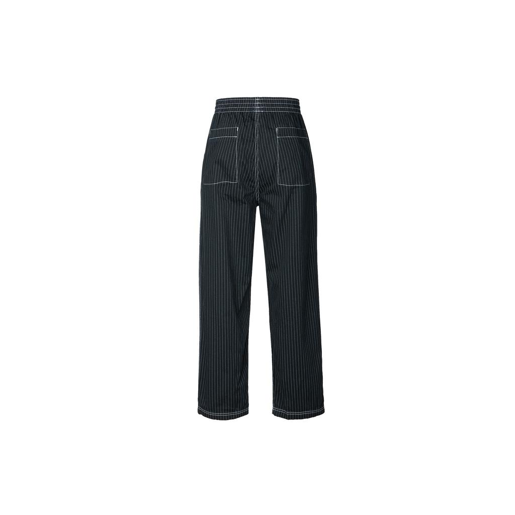 adidas Originals Wabash Comfortable Breathable Loose Fit Mid Waist Casual Pants Men Bottoms Black JP4489