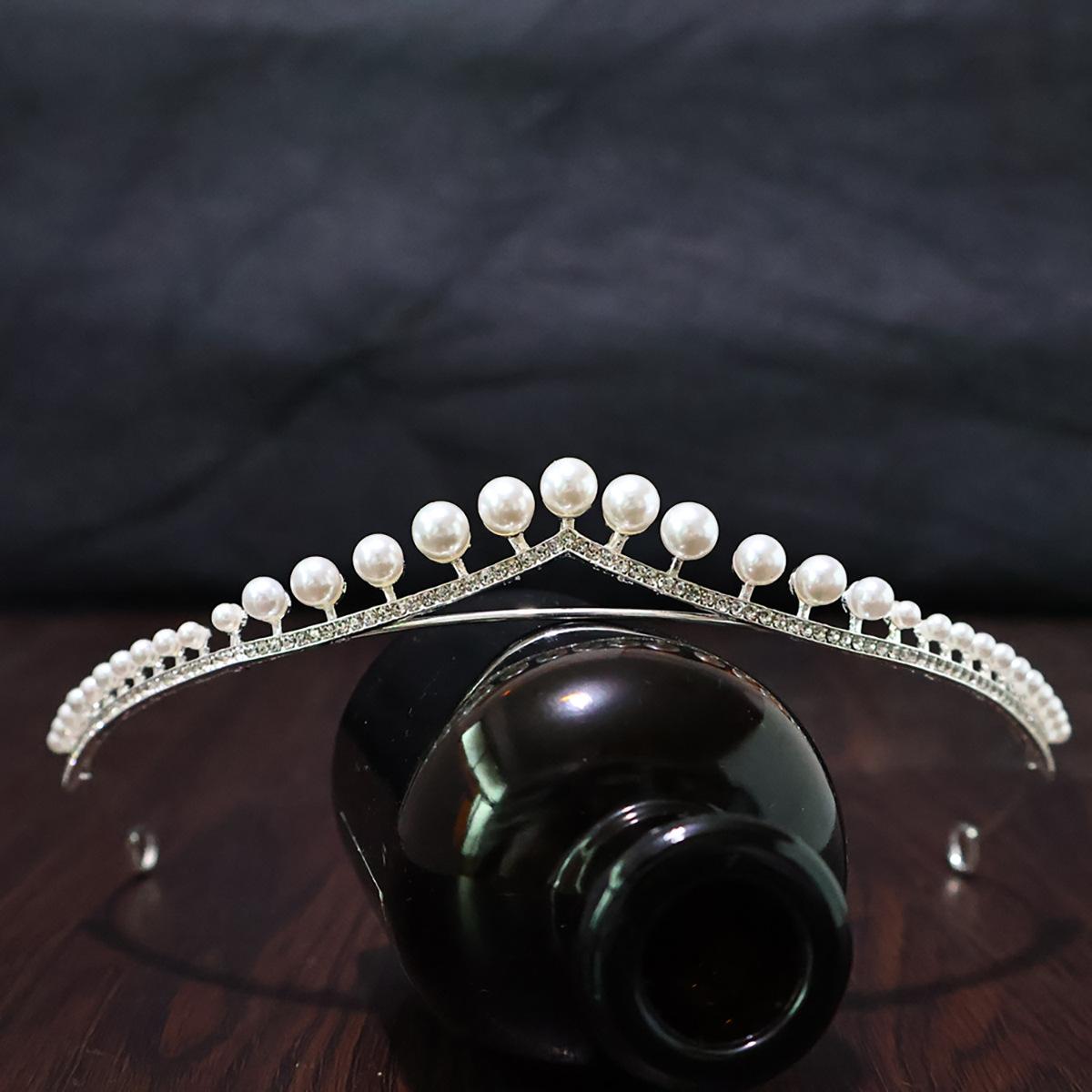 

Crown Tiara Bride Fairy Hair Accessories Crown Female Birthday Performance Headband Princess Wedding Dress Accessories