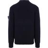 STONE ISLAND Logo Patch Crew Neck Loose Fit Pullover Sweater Men Sweater Blue 8115537D5-V0020