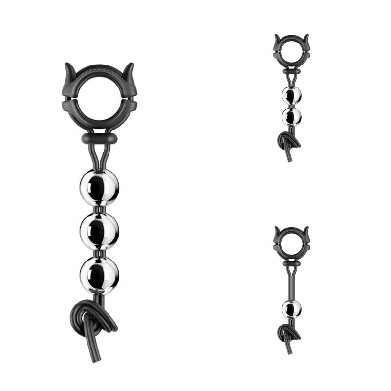 Male Penis Ring Exercise Device Weight Bearing Penis Extender Enlargement Stretcher Ball Semen Lock Adult Sex Toys For Men