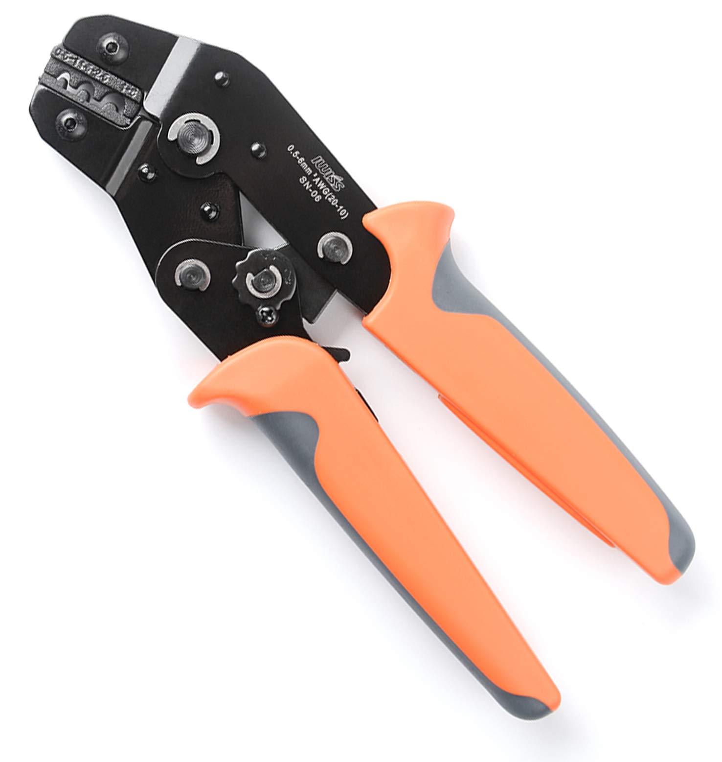 

IWISS Crimping Pliers for Crimping Bare Crimp Compatible with Crimping Sleeves SN-06 Terminals, 0.5-6.0mm²