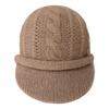 European and American 100% Pure Cashmere Knit Slouchy Hat - Warm & Versatile for Autumn and Winter