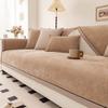 New Sofa Cushion for All Seasons Simple Modern Non Slip Versatile Solid Color Sofa Seat Cushion Chenille Sofa Cover Cloth Towel
