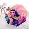 Fantasy Stars: Colorful Fashion CollectionUmbrella with Cute Design,Portable 3-Fold Compact Umbrella for Men&Women,Valentine's Day Mother's