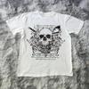 Graphic Tshirt Unisex Women Vintage Top Hip Hop Streetwear Oversized Tshirt Short Sleeve Casual Clothing Summer Fashion YK Tee