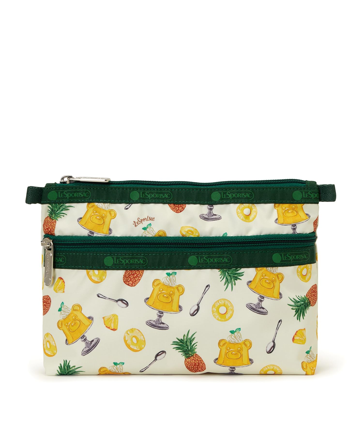 COSMETIC Bear Jelly [LeSportsac] [Official] CLUTCH/7105/Pine