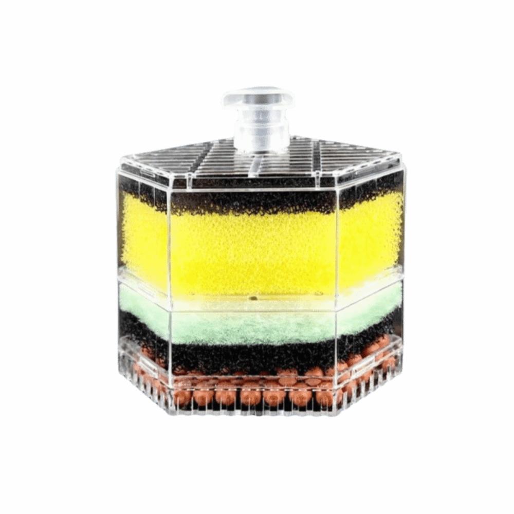 Efficient Fish Tank Pneumatic Filter Multi-layer Submersible Water Purifier  Shrimp Tank