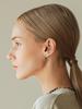 Occhi Di Lupo Acra Wave Hoop Earring(Silver)