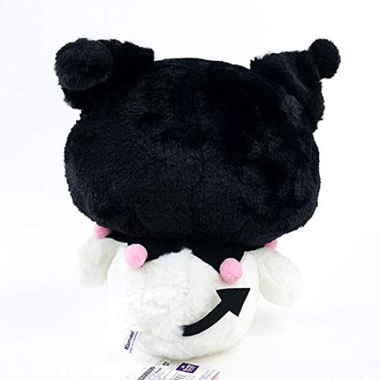 Nakajima Corporation Sanrio Fluffy Kuromi Plush Toy, Medium, 147936-20