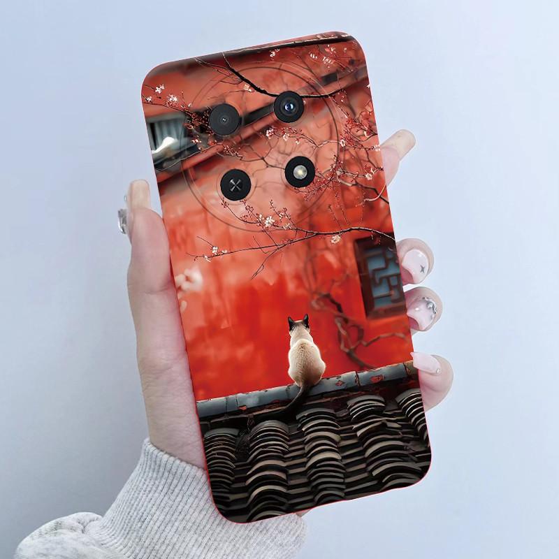 For Huawei Nova 12i Case Flower Girl Design Soft Silicone Phone Case for Huawei Nova12i 12 i 4G CTR-L81 L91 Nova 13i Cover Capa