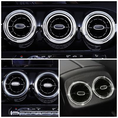 Voor Mercedes Benz B-Klasse W247 2018-2020 B180 B200 B220 B250 Airconditioner Uitstroomrooster AC Ventilatieopening Kristallen Sierring Diamant Sticker