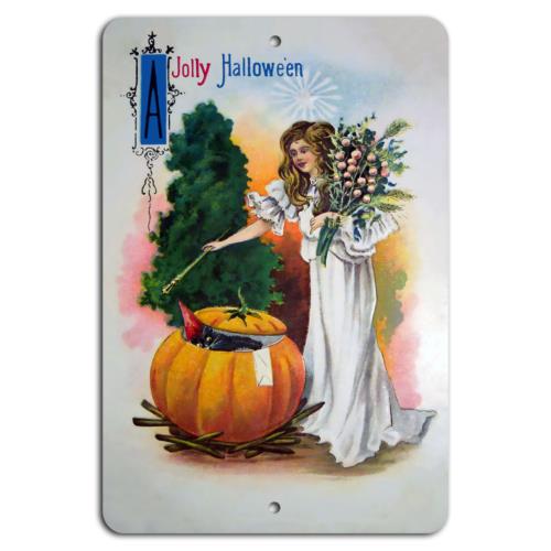 Enchanting Halloween Magic A Jolly CelebrationAluminumtin sign 20x30cm(7.8x11.8inch)