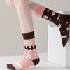 Novelties Funny Sock Cotton Boot Socks Fashion Ankle Socks Winter Warm Crew Socks Dress Socks for Women Girls Gifts