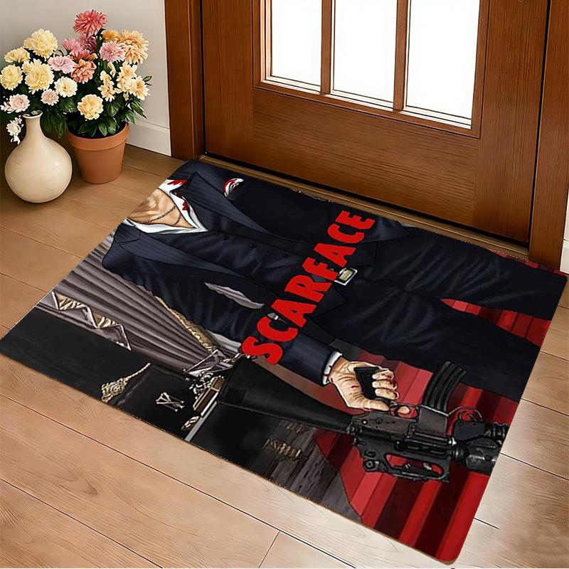 Scarface Legend Living Room Non-Slip Area Rug Soft Carpet for Bedroom Game Playroom Sofa Office Home Decor Doormat Christmas Gift C9211135