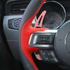 Car Shift Paddles Decorative Cover Stickers Fit For Ford Mustang 2015 Up Aluminum Alloy Interior Accessories