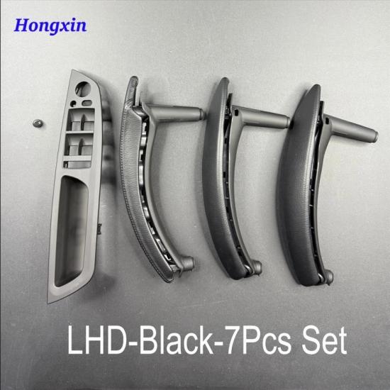 E70 E71 LHD RHD Upgraded Interior Door Handle with Leather Cover Assembly Full Set For BMW X5 X6 E70 E71 E72 2007-2014