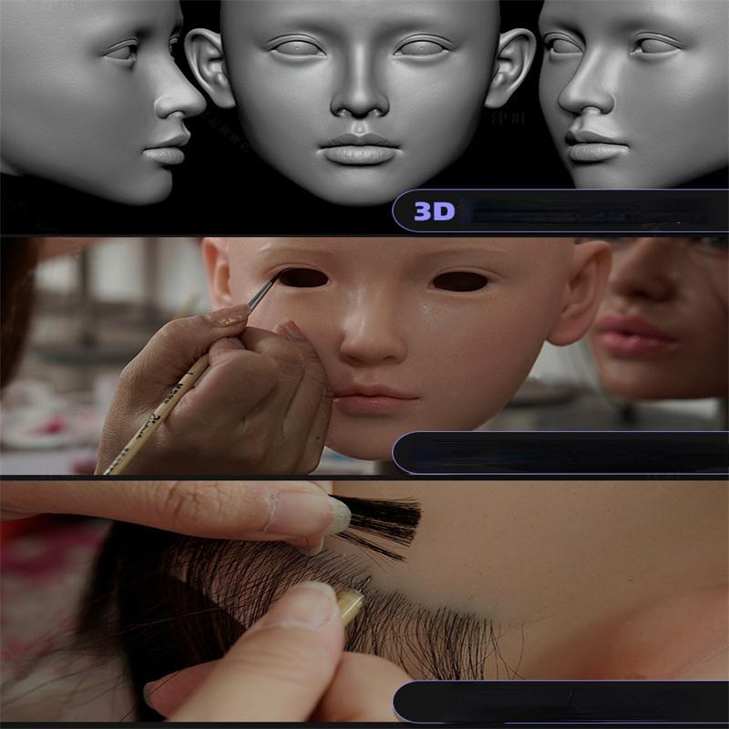 60cm Solid Male Silicone Strap Skeleton Adult Sex Toy Can Be Inserted Into The Physical Doll