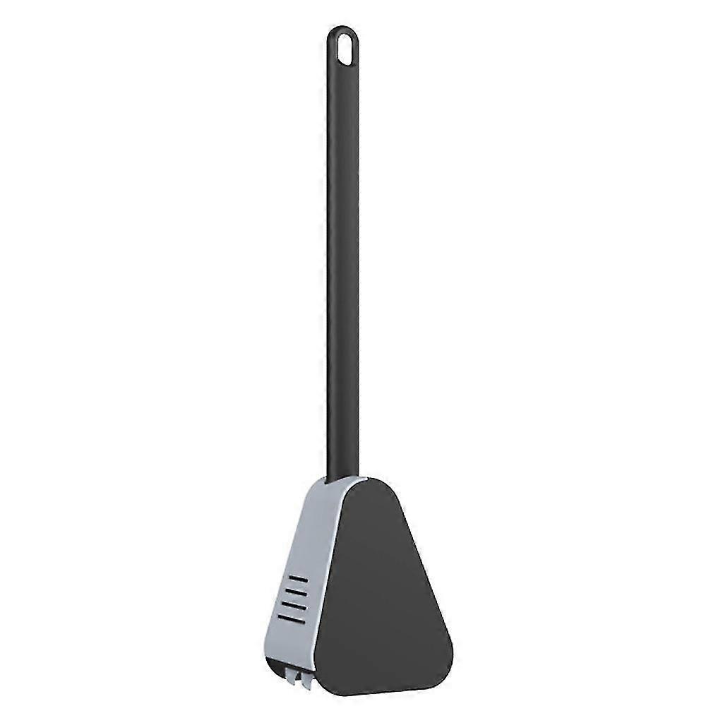 Toilet Brush Wall-Mounted Soft Rubber Long-Handled Silicone Toilet Brush Toilet Holder Bathroom Accessories