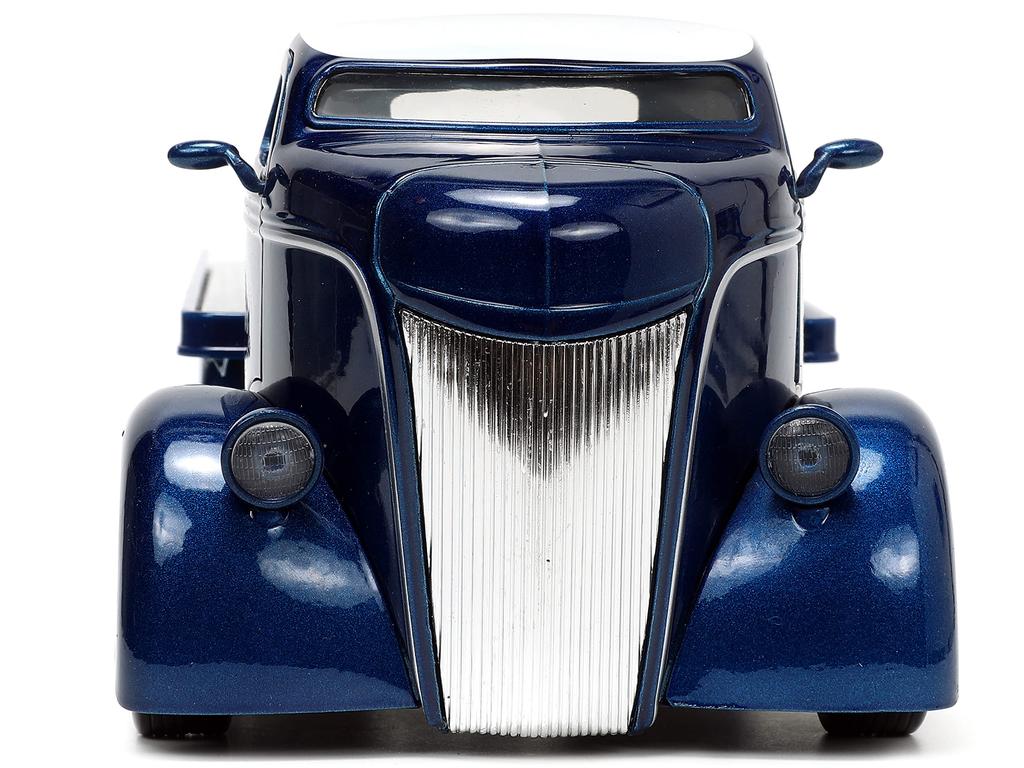 JADATOYS JUST TRUCKS WHEELS 1947 FORD COE PLOŠINOVÝ MINIautíčko 124 s nosičem a