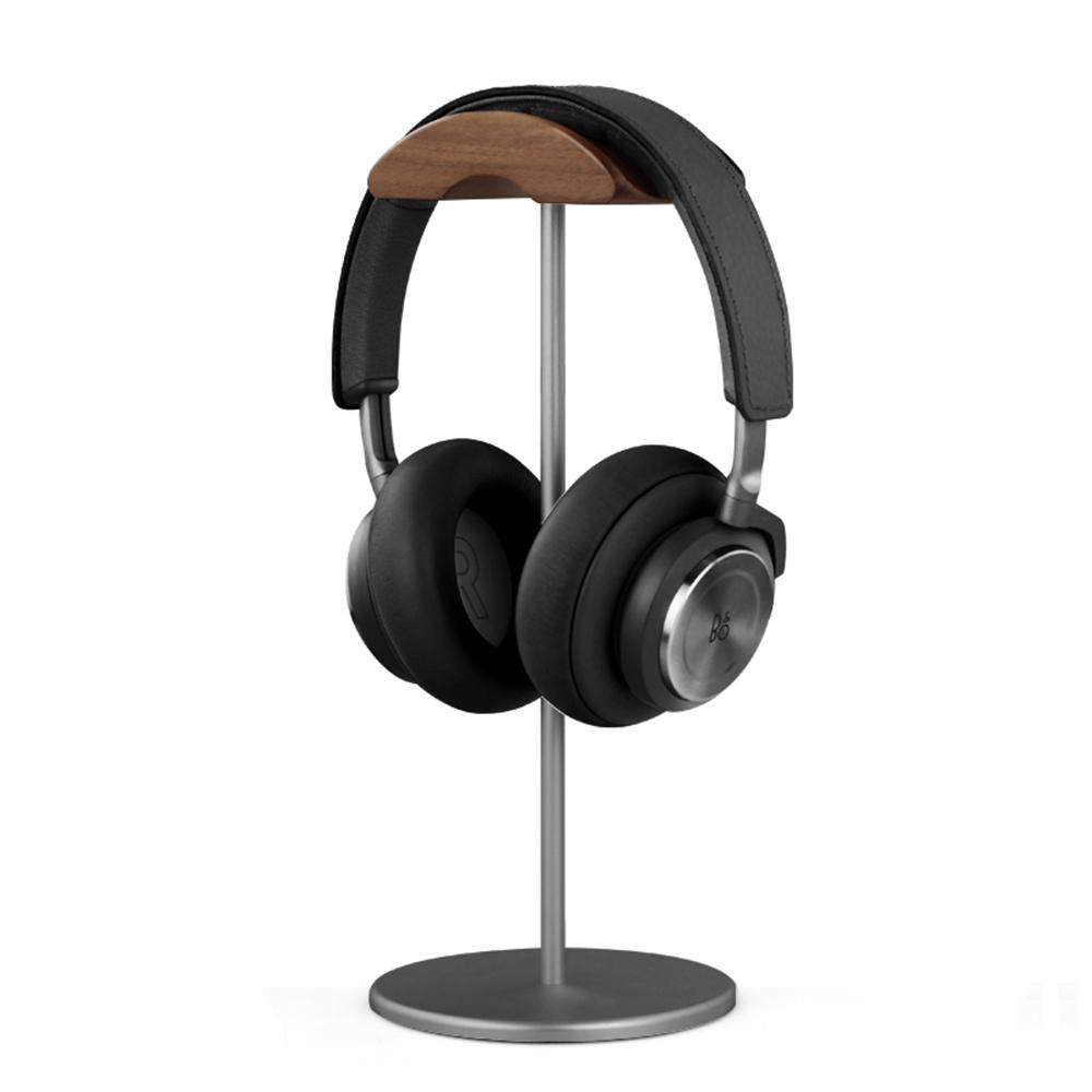 Classic Wooden Headphone Headset Stand Earphone Holder Walnut Hanger Headset Display for All Headphone Size