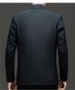 2025 Men's Spring/Autumn Business Jacket - Middle-Aged Fashion, Solid Color Lapel, Outdoor Administrative Style