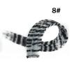 Colorful Girls Heat Resistant Fiber Feather Hair Extension Piece Leopard Print Wig Hair Accessories