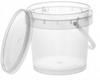 Plastic Bucket With Lid 600ml 1Pc.