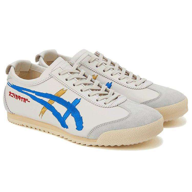 Onitsuka Tiger Mexico 66 Deluxe Katakana - White Directoire Blue Women Sneakers 1182A188-100
