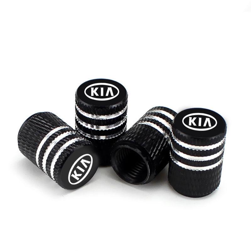 

2026 Hot Car Sticker Car Tire Valve Stems Cap Knurling Style Tire Valve Cap For Kia Sportage Cerato Optima K2 K3 K4 K5 Rio Pican