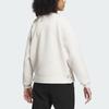 Adidas Future Style Crew Sweatshirt Reflective Stripes Sports Casual Pullover Round Neck Women Sweatshirt Pink White IM8953