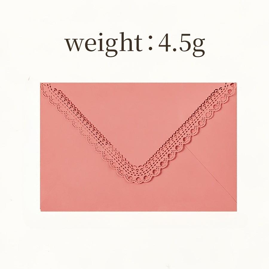 

High-Quality Carved Colorful Vintage Lace Triangle Envelopes,Suitable for Letters,Invitations,Greeting Cards,And Wedding Invites