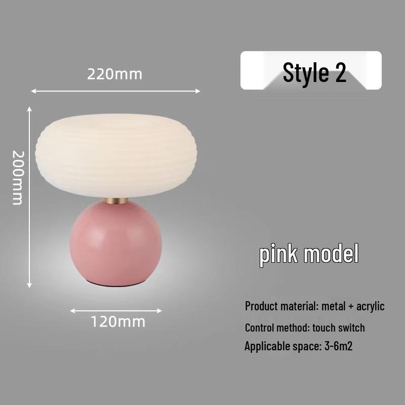 French Cream-Style Table Lamp: Romantic Nordic Night Light for Bedroom & Wedding Decor