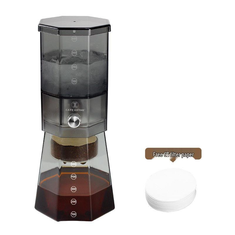 High Borosilicate Glass Cold Brew Coffee Maker - Commercial & Household Hand Drip Pot