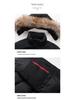 Men's Thickened Down Parka with Large Fur Collar - 2025 Winter Collection