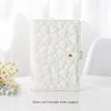 PU Leather Necklace Binder Storage Book with Snap Button Storage Bag  For Women