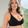 Front-clasp Thin Non-magnetic Underwire-free Bra for Women Cross-border Gathered Breast-lifting and Breast-controlling Nursing Bra