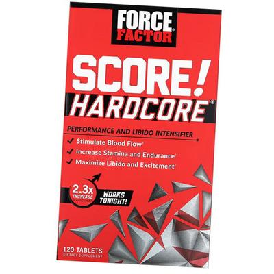 Performance and Libido Enhancement, SCORE Hardcore Performance and Libido Intensifier, 120 Tabs (71641025)